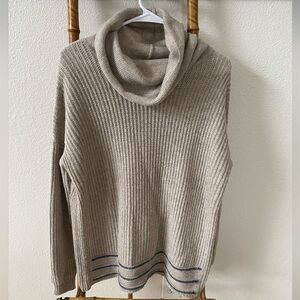 Prana Cowl Neck Wool Sweater
